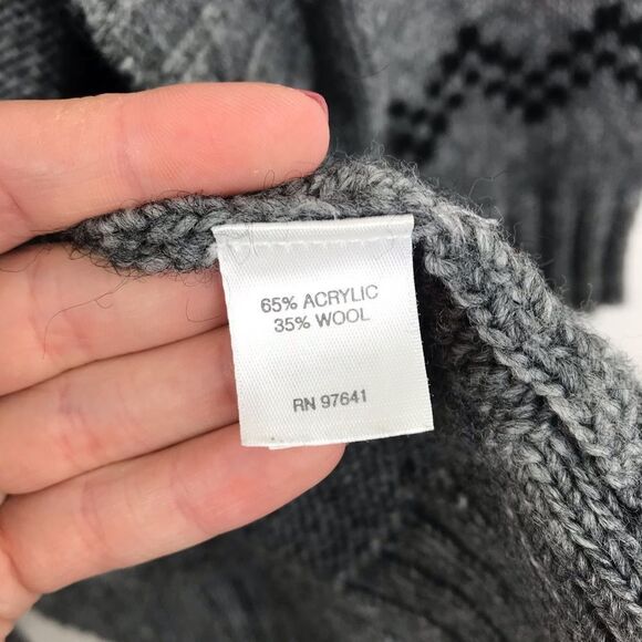 J. Jill boho nordic knit open front cardigan - Picture 4 of 5